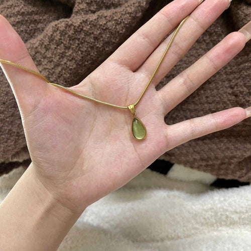 Azure Teardrop Necklace